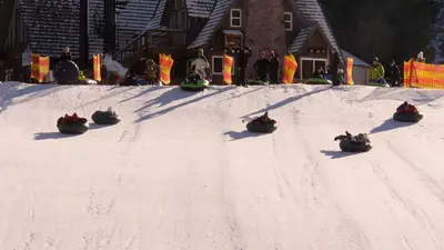 Die Tubing Bahn für Groß und Klein