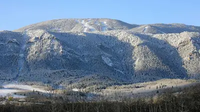 Blick auf die Berge Red Lodge
