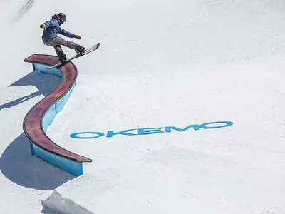 Kunsttücke im Terrain Park © Okemo Mountain Resort