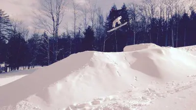 Snowboard in Norway Mountain