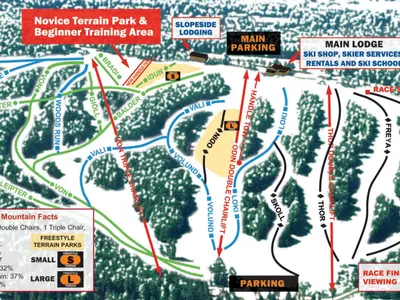 Pistenplan Norway Mountain