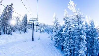 Aufstieg mit dem Sessellift