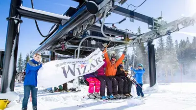 Einweihung des Lifts in Mt. Rose