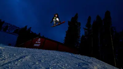 Sprung im Terrain Park