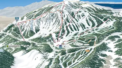 Pistenplan Mount Rose Ski Tahoe