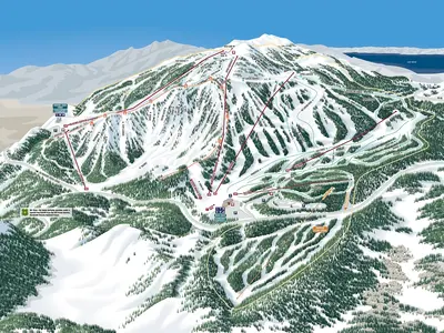 Pistenplan Mount Rose Ski Tahoe