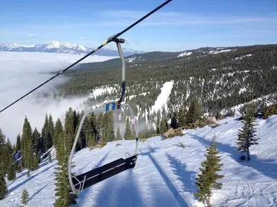 Blick ins Tal von Mount Shasta © Mount Shasta Ski Park