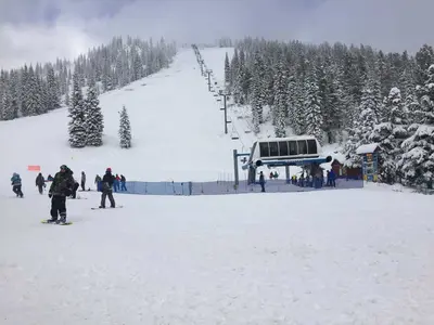 Blick auf die Piste © Mount Shasta Ski Park