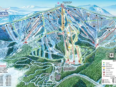 Pistenplan 49 Degrees North