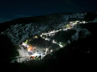 Nachtski auf den Pisten von Mission Ridge © Mission Ridge Ski & Board Resort