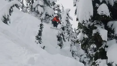 Extremsportler in Mount Baker