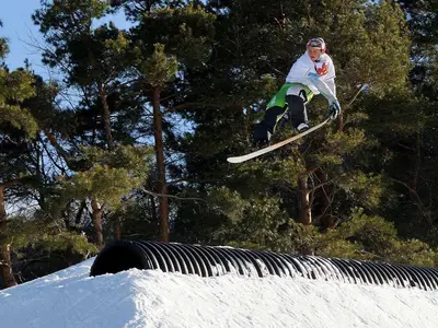 Jump im Terrain Park © Wisp Resort