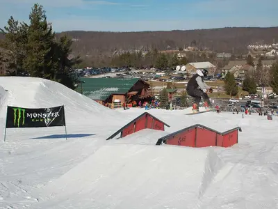 Der Terrain Park in Wisp © Wisp Resort