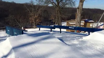 Rails in Ski Snowstar