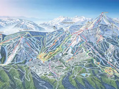 Pistenplan Big Sky Resort