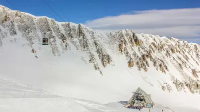 Gondelbahn im Skigebiet Big Sky Resort