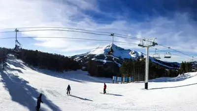 Rundumblick im Skigebiet Big Sky Resort