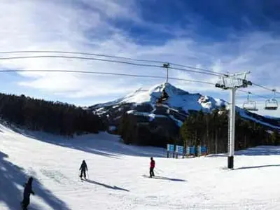 Rundumblick im Skigebiet Big Sky Resort © Big Sky Resort