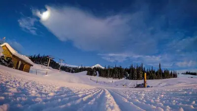 Abendliche Stimmung im Big Sky Resort