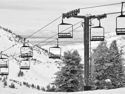 Timberline-Lift © Powder Mountain, Foto: Ian Matteson