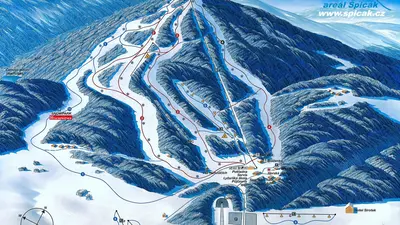 Pistenplan Spicak