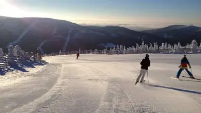 Die Pisten in Spindlermühle sind sehr gut pärapiert