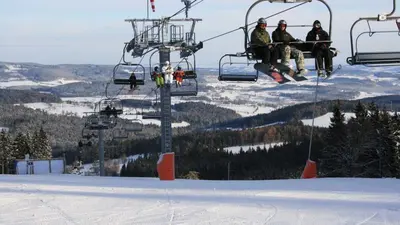 Seilbahn im Skigebiet Zadov - Churánov