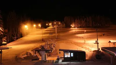 Nachtskilauf im Skigebiet Zadov - Churánov