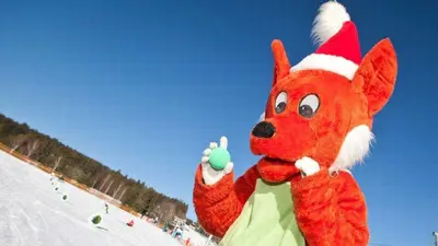 Viel Spaß haben die Kids mit dem lustigen Fuchs des Fox-Park