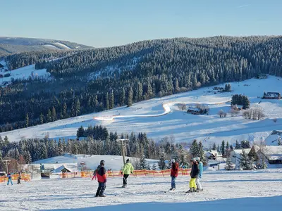 Panorama aus dem Skigebiet Pec - Petzer © Skiresort Cerna Hora - Pec