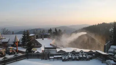 Panorama im Skicentrum Kohutka