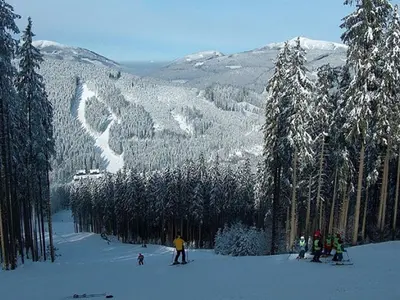 Piste im Skigebiet Bila © Skibila.cz