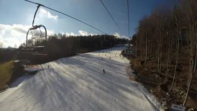 Auch ohne Frau Holle - Beste Skibedingungen in Moninec