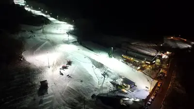 Nachtskipiste im Ski Areal Moninec