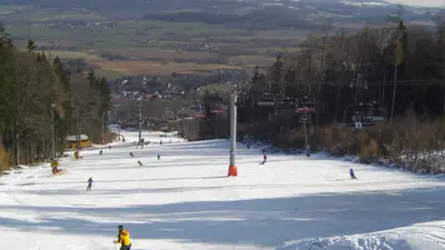 Pistenpanorama Ski Areal Moninec