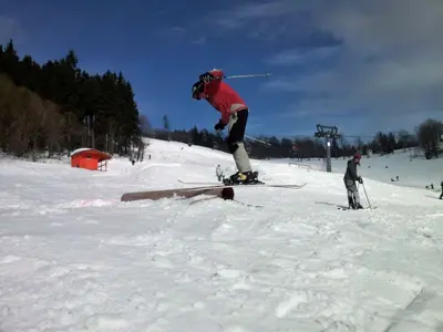 Boarder im Snowpark Skiareal Jested © SKI areálu Je?t?d