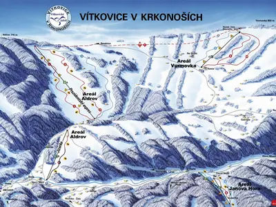 Pistenplan Vitkovice Krkonosich