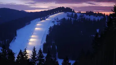 Nachtskipiste im Skiareal Synot - Kycerka