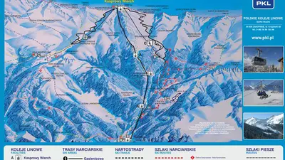 Pistenplan Kasprowy Wierch