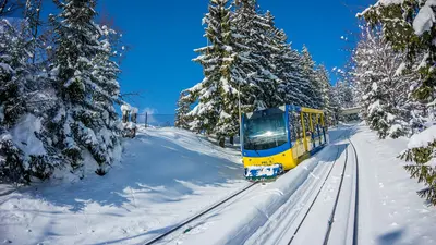 Schienenbahn von Zakopane auf den Gubalowka