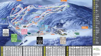 Pistenplan Skiresort Czarna Gora