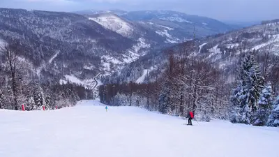 Panorama Skigebiet Schirk