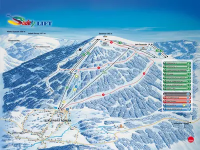 Pistenplan Schreiberhau - Szklarska Poreba