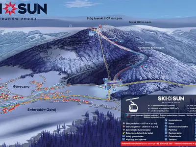 Pistenplan Bad Flinsberg - Świeradów-Zdrój