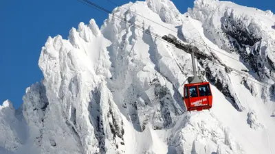 Gondel im Skigebiet Tatranska Lomnica