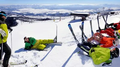 Panorama vom Skigebiet Tatranska Lomnica