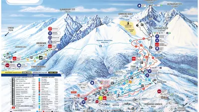 Pistenplan Tatranska Lomnica