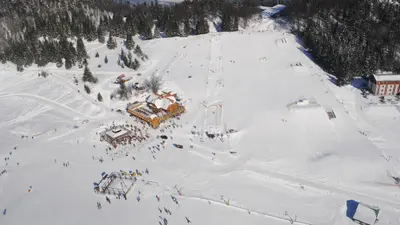 Abfahrt in Malino Brdo