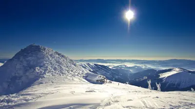 Bergplateau bei Jasná