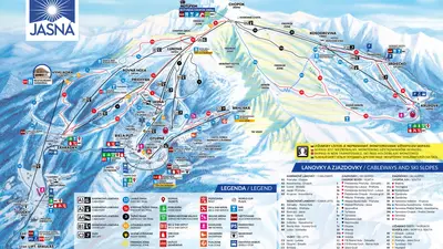 Pistenplan Jasna